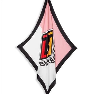 Burberry Logo Large Silk Scarf